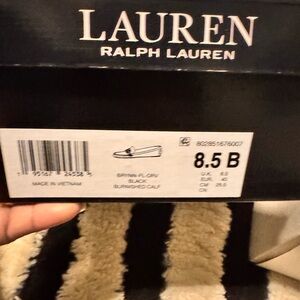 Lauren Ralph Lauren Black Loafers